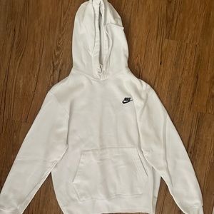 White Nike Hoodie
size: M